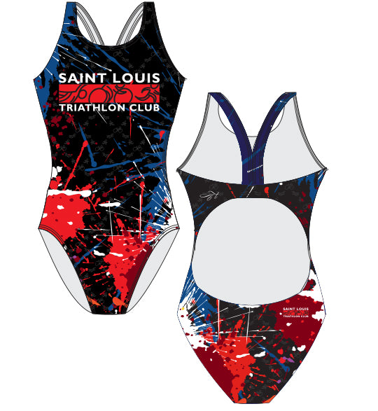 STL Tri club Women's Bladeback Swimsuit