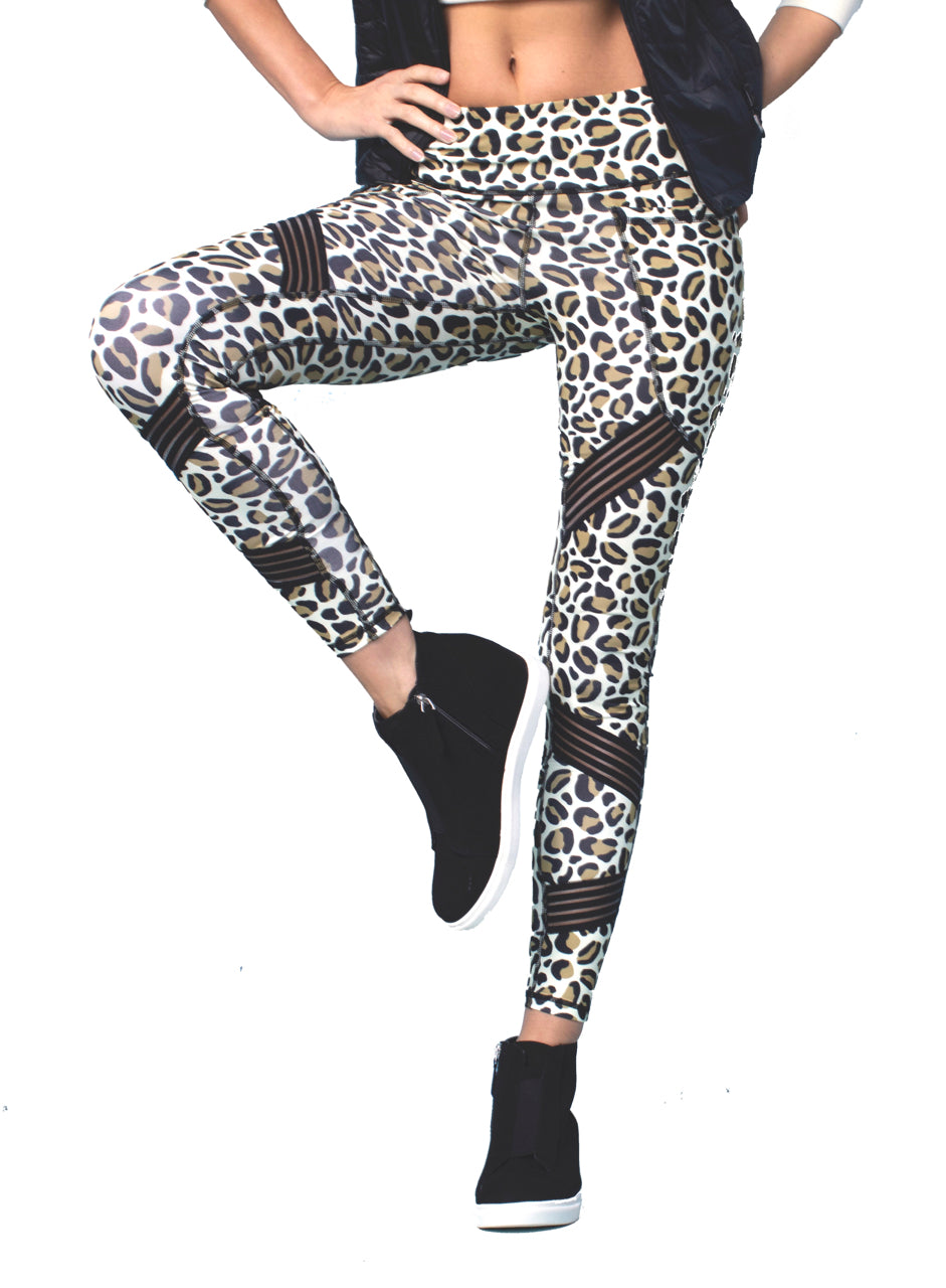 Cheetah Print Leggings - Temu