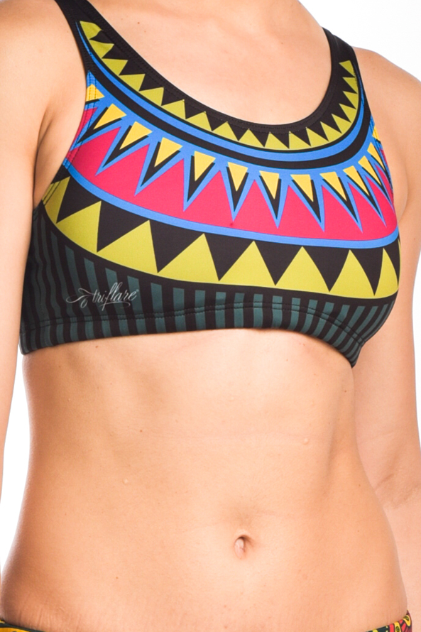 Medallion Sport Bikini Top